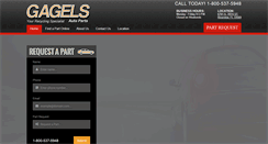 Desktop Screenshot of gagelsautoparts.com